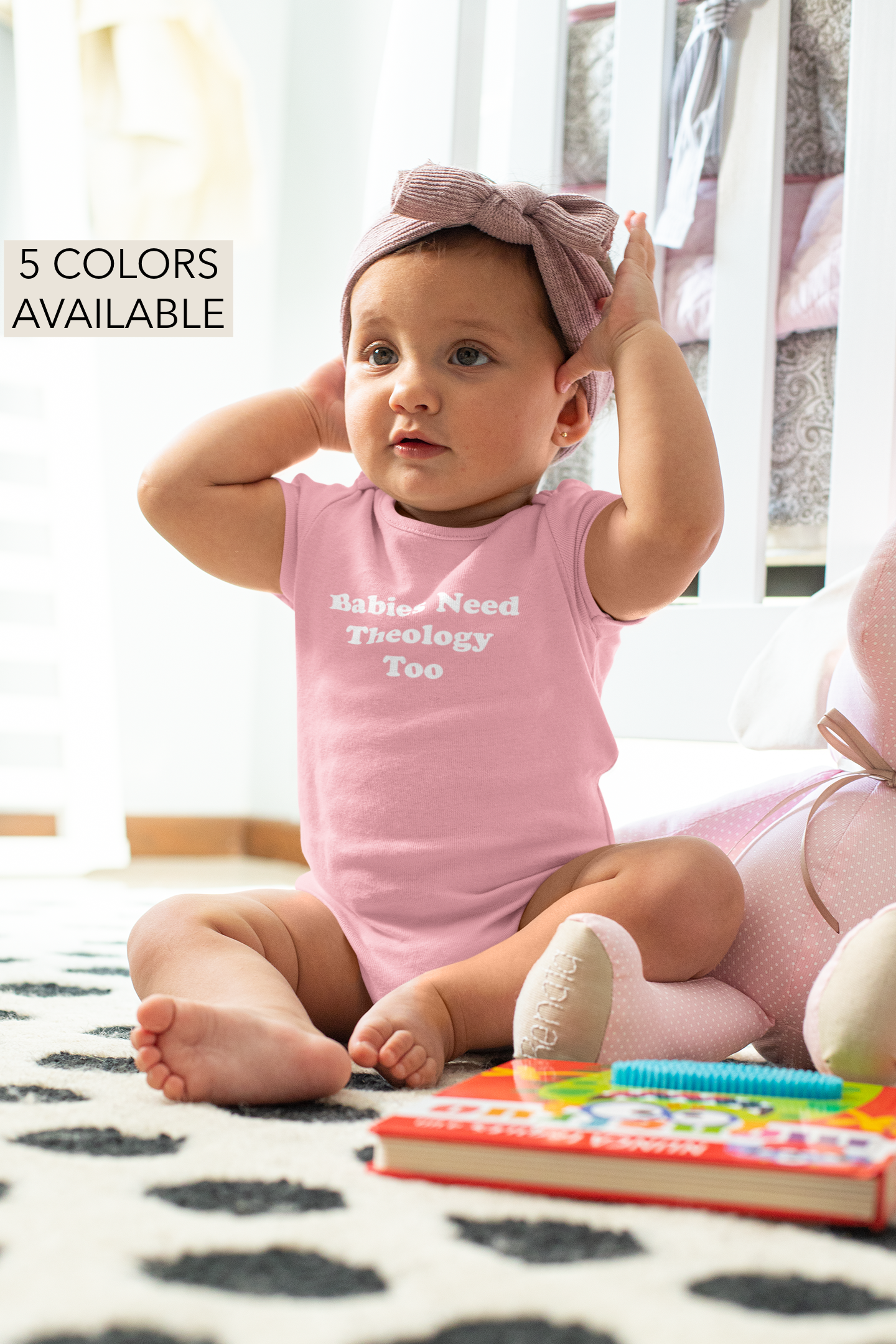 Babies Need Theology Colored Onsies
