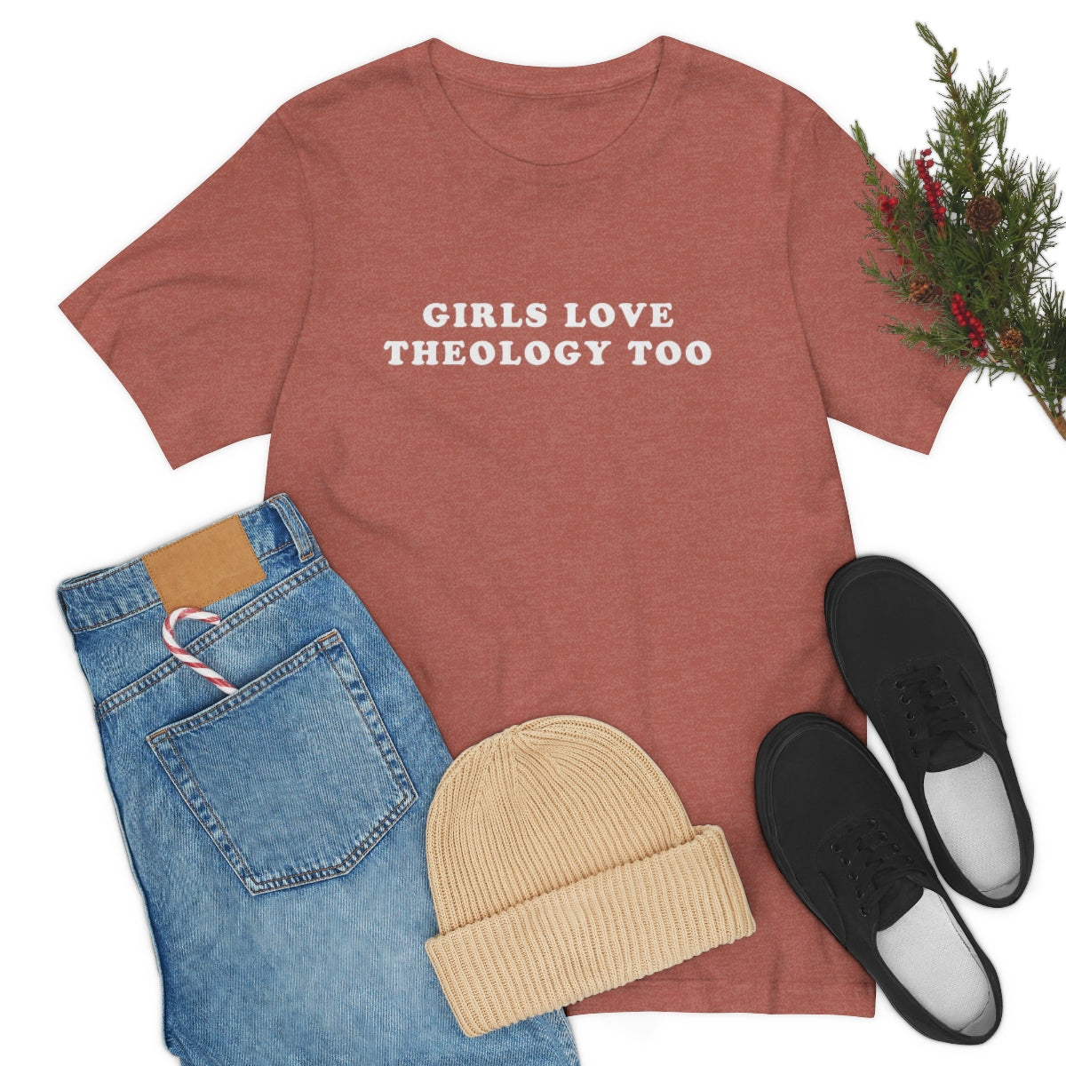 Girls Love Theology Too Tee