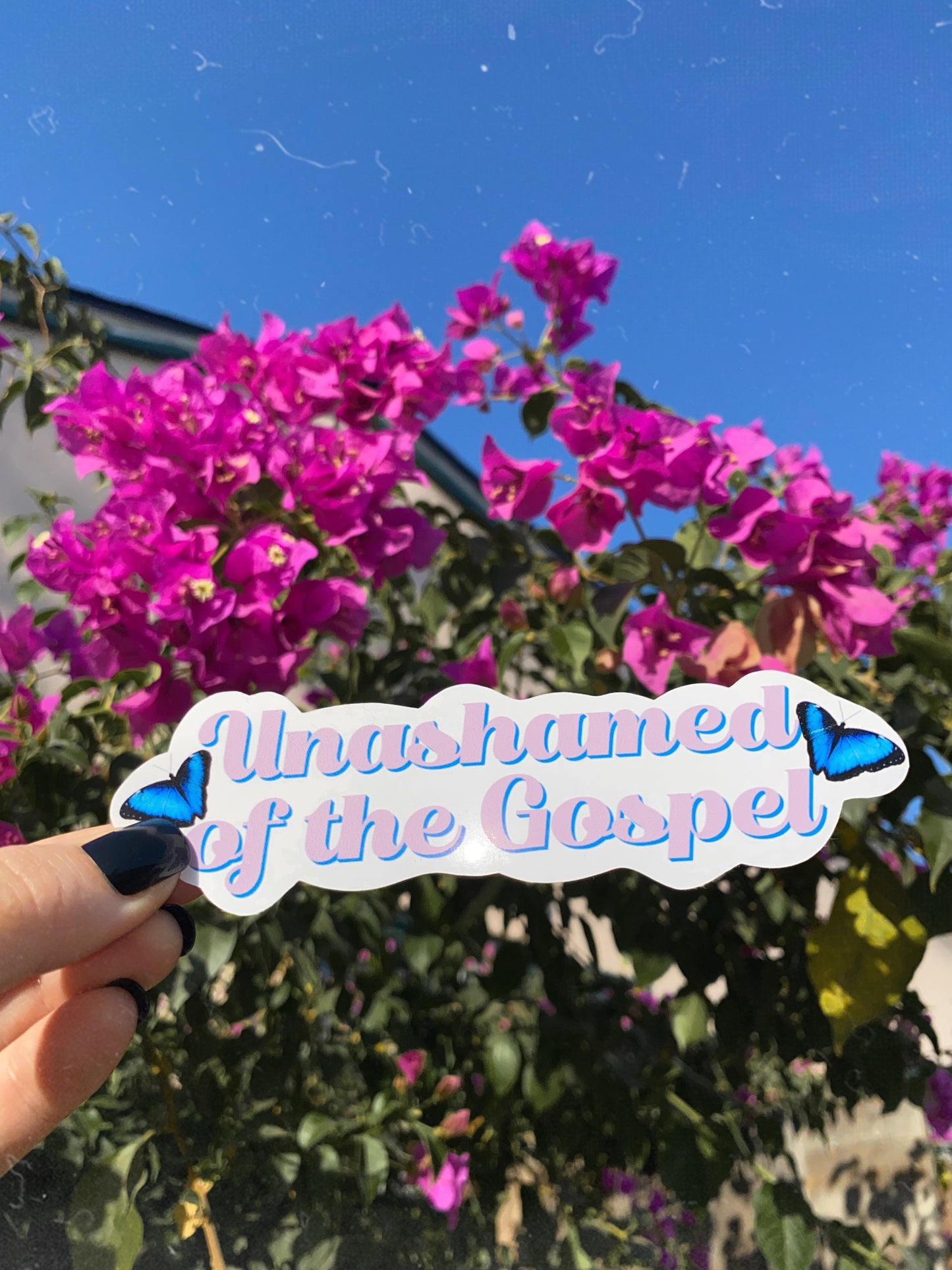 Unashamed Butterfly Sticker