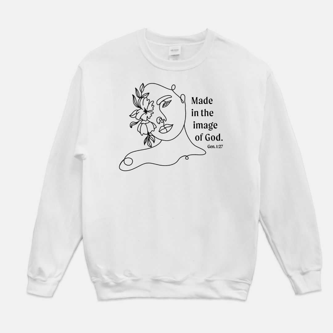 Floral Face Crewneck