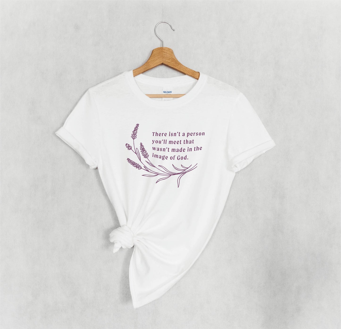 Lavender God's Image Tee